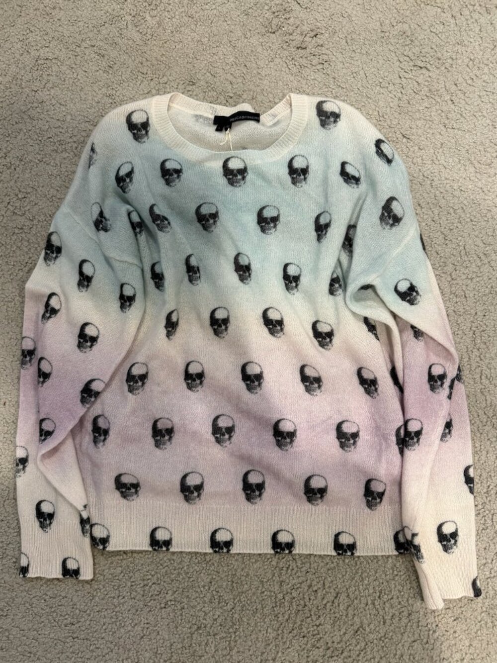 360 Cashmere skull sweater